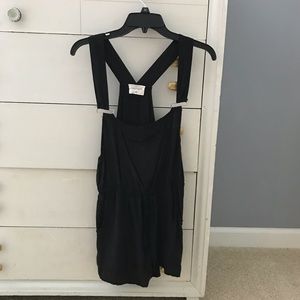 Vestique Black Overall shorts